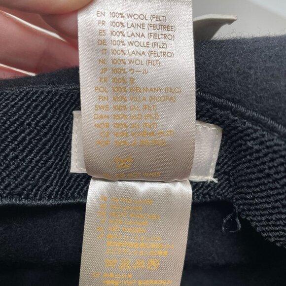 Brixton Ashley Felt Hat Black Wool One‎ Size Womens Festival Boho - Picture 11 of 11